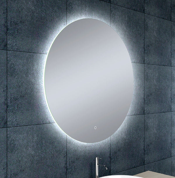 Miroir rond Soul avec LED, dimmable et chauffage miroir 80 cm