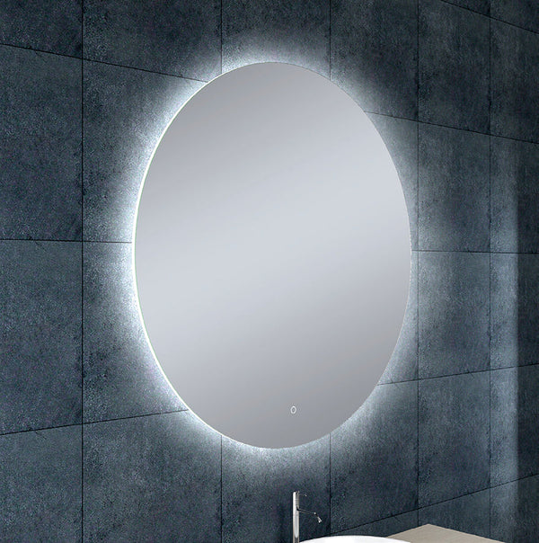 Miroir rond Soul avec LED, dimmable et chauffage miroir 100 cm