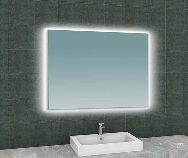 Miroir rectangulaire Soul Wiesbaden avec éclairage LED Éclairage d'arrière-plan 100 cm