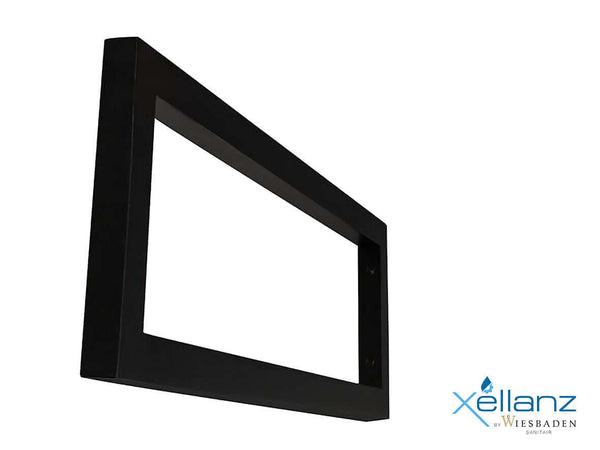 Support de suspension carré 400 x 140 mm mat noir