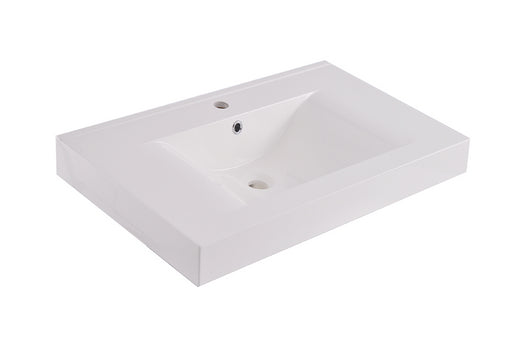 Xellanz Tigris wastafel 60 cm glans wit - productfoto