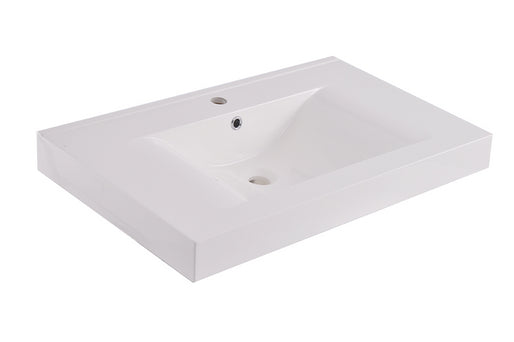 Xellanz Tigris wastafel 80 cm glans wit - productfoto