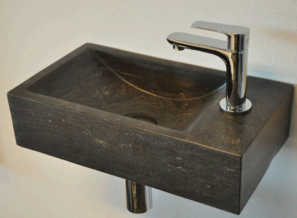 Wiesbaden Raw fontein rechts 40x22x10 cm hardsteen gezoet