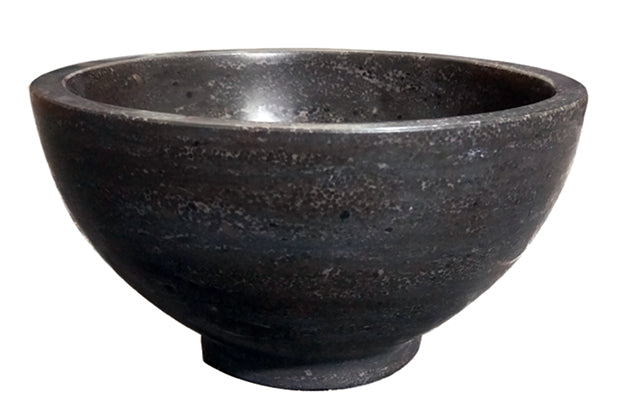 Wiesbaden Raw waskom rond hardsteen gezoet 20 x 11 cm - productfoto