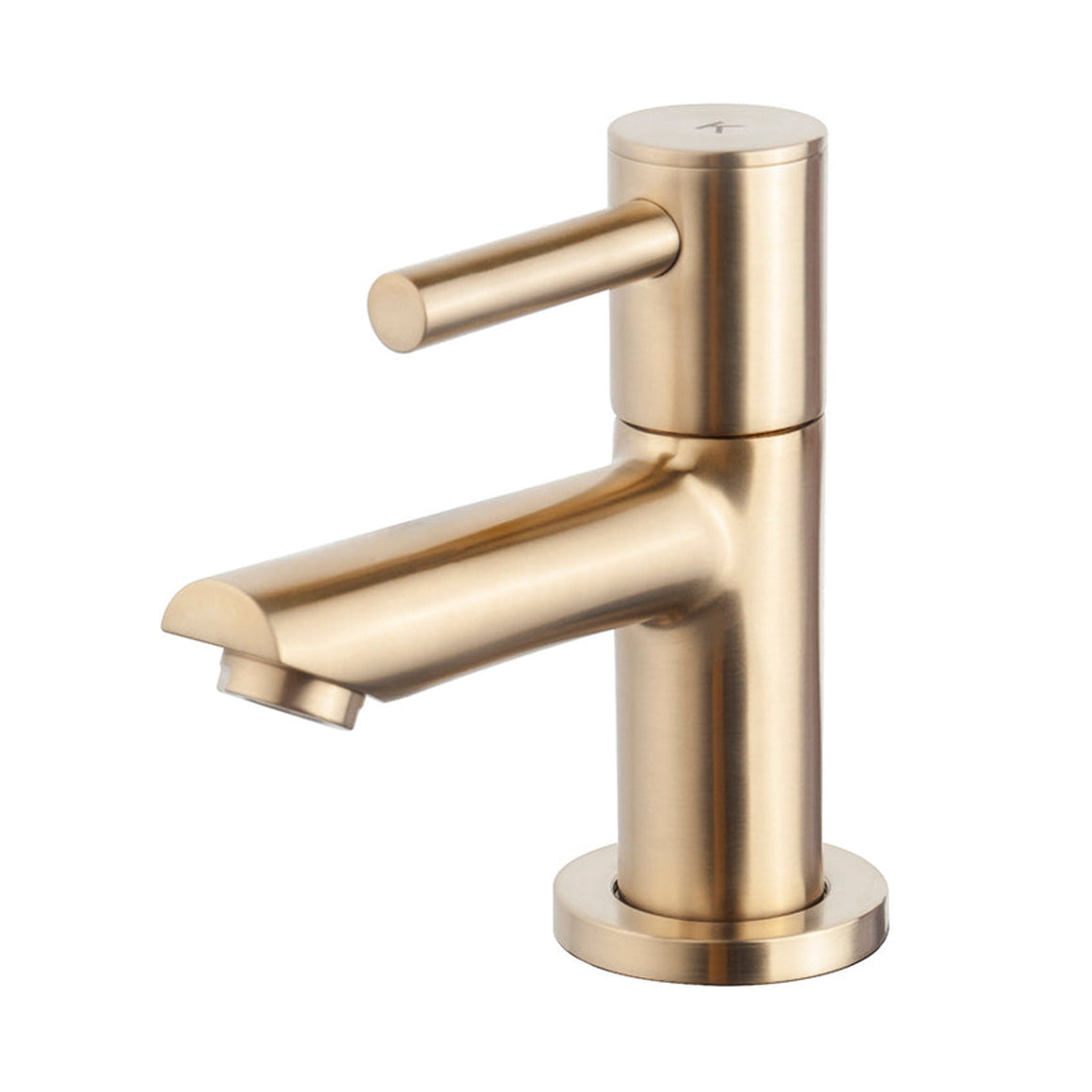 Wiesbaden Fonteinset Rhea S mini met fontein quartz, kraan, sifon en afvoerplug Geborsteld messing / Rechts - productfoto