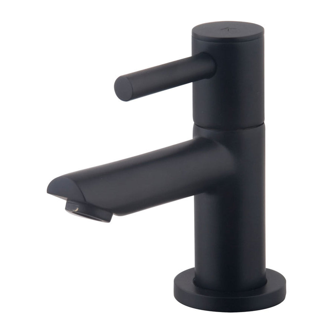Wiesbaden Fonteinset Rhea S mini met fontein, kraan, sifon en afvoerplug Mat zwart / Links - productfoto
