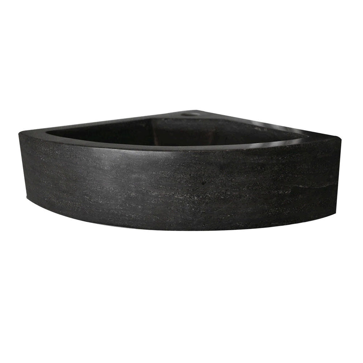 Raw hoekfontein 30x30x10 cm hardsteen gezoet