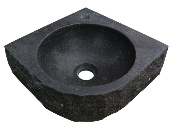 Raw hoekfontein marteau 30x30x10 cm pierre dure adoucie