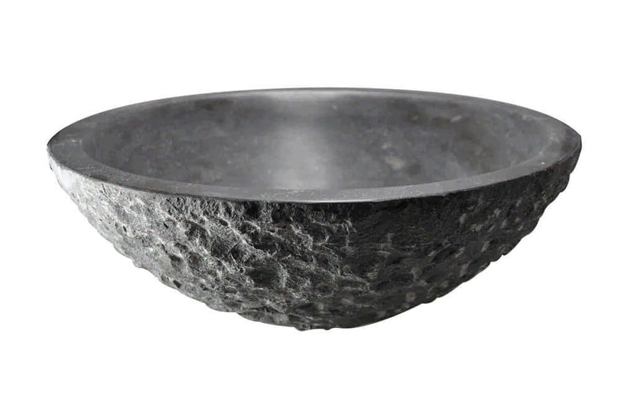 Hammertone Blauwsteen Opzetwastafel Wiesbaden Rond 42x14 cm