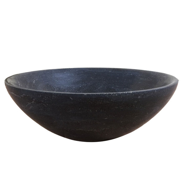 Bassine brute 32x12 cm pierre bleue adoucie
