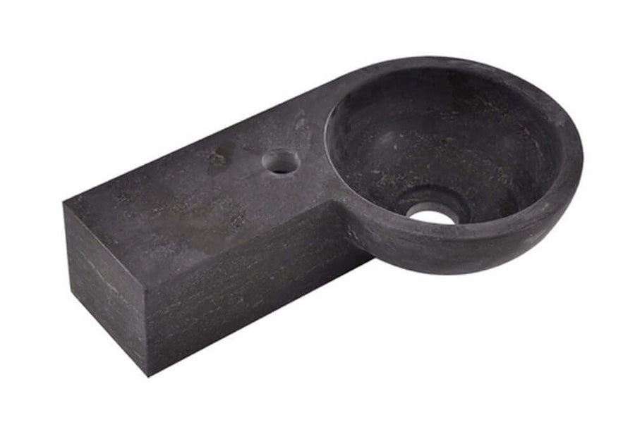 Blauwsteen Ronde Fontein Wiesbaden Links 40X23X10 Cm