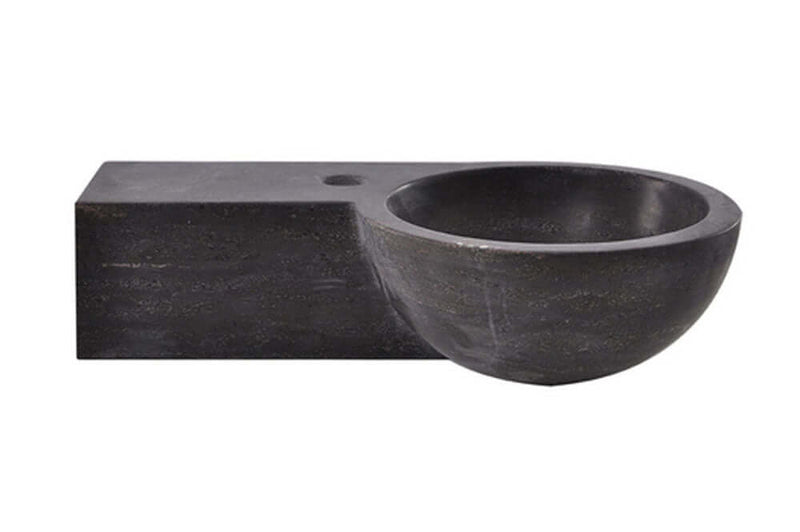 Blauwsteen Runde Brunnen Wiesbaden Links 40X23X10 Cm