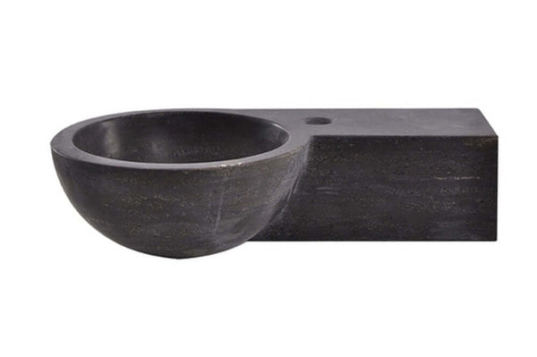 Blauwsteen Ronde Fontein Wiesbaden Rechts 40x23x10 cm