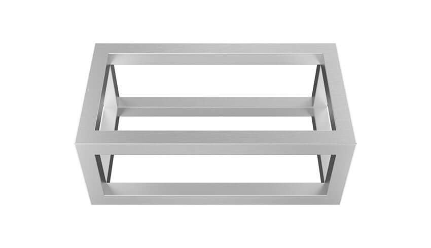 Cadre Nick pour Fontaine Wiesbaden 39,5x15x21,5 cm RVS