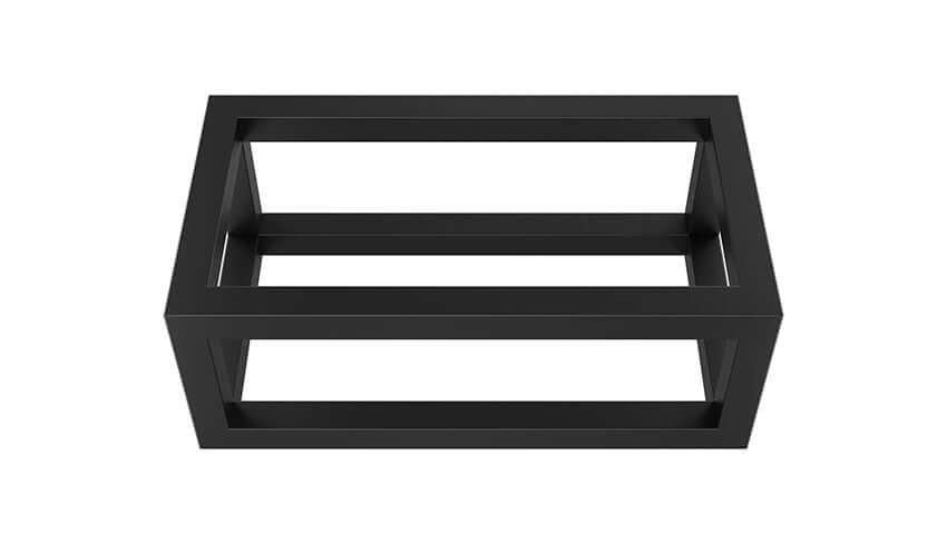 Cadre Nick pour Fontaine Wiesbaden 39,5x15x21,5 cm Mat Noir