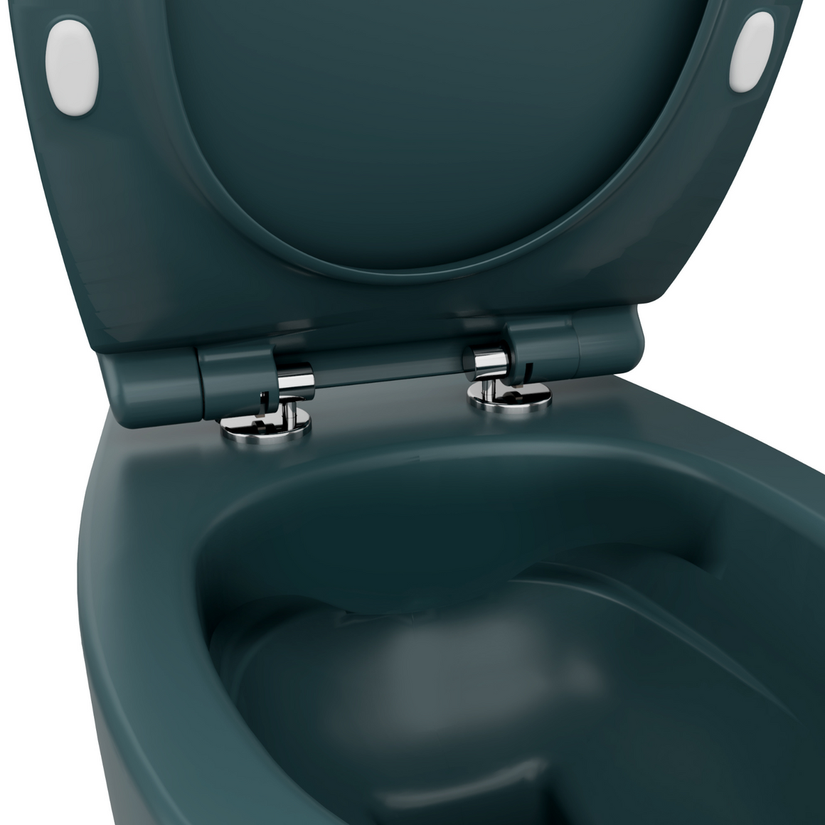 Isvea Sentimenti Hangtoilet - Petrolgroen #variant_56361515581764