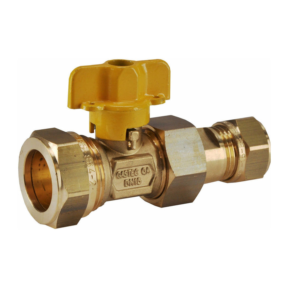 Riko Riko gaskogelkraan gastec knel knel 22 mm knel x 15 mm knel - productfoto