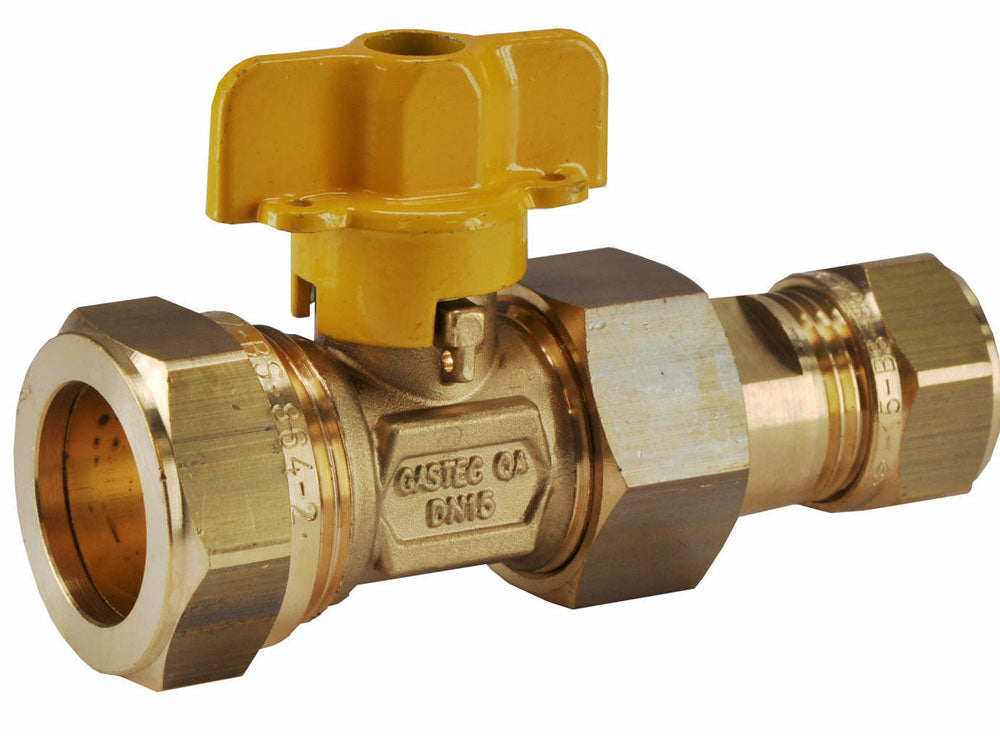 Riko Riko gaskogelkraan gastec knel knel 22 mm knel x 15 mm knel - productfoto