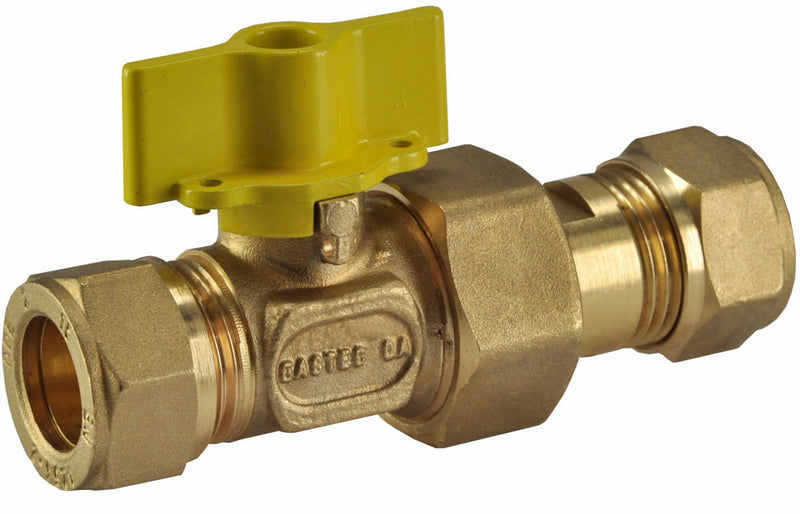Riko gaskogelkraan Gastec 15 mm knel x 15 mm knel - productfoto
