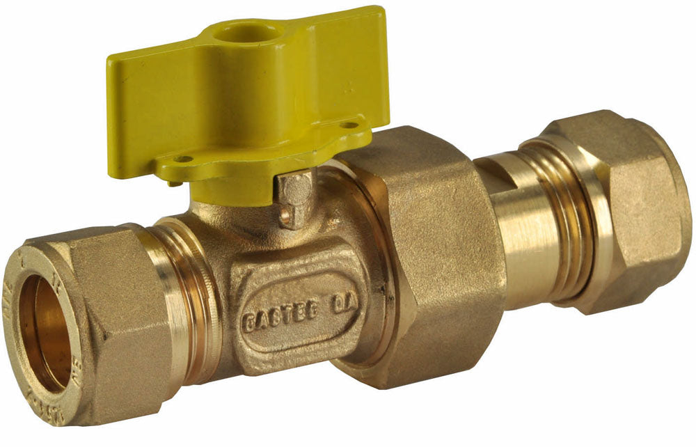Riko Riko gaskogelkraan gastec knel knel 15 mm knel x 15 mm knel - productfoto