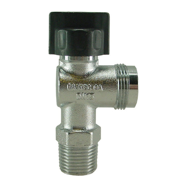 Riko gasaansluitkraan haaks 1/2" x M24