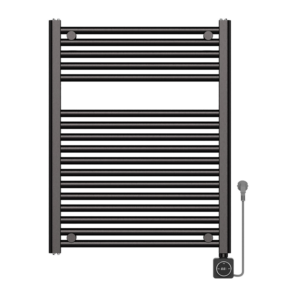 Wiesbaden Elara elektrische radiator Smart WiFi PVD 76,6 x 60 cm / gunmetal - productfoto
