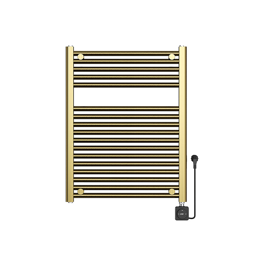 Wiesbaden Elara elektrische radiator Smart WiFi PVD 76,6 x 60 cm / geborsteld messing - productfoto