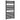 Wiesbaden Elara sierradiator 118,5 x 60 cm / Antraciet - productfoto