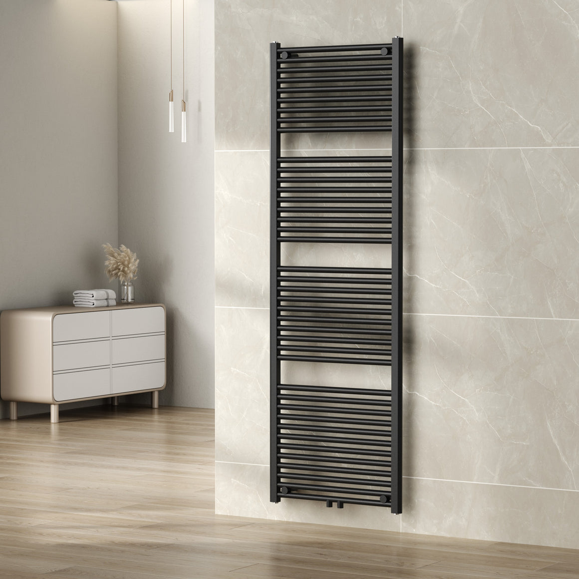 Wiesbaden Elara sierradiator 181,7 x 60 cm / Antraciet - sfeerbeeld