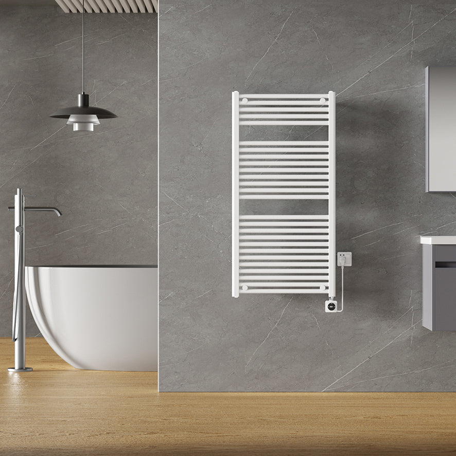 Wiesbaden Elara elektrische radiator Smart WiFi 118,5 x 60 cm / glans wit - detailfoto
