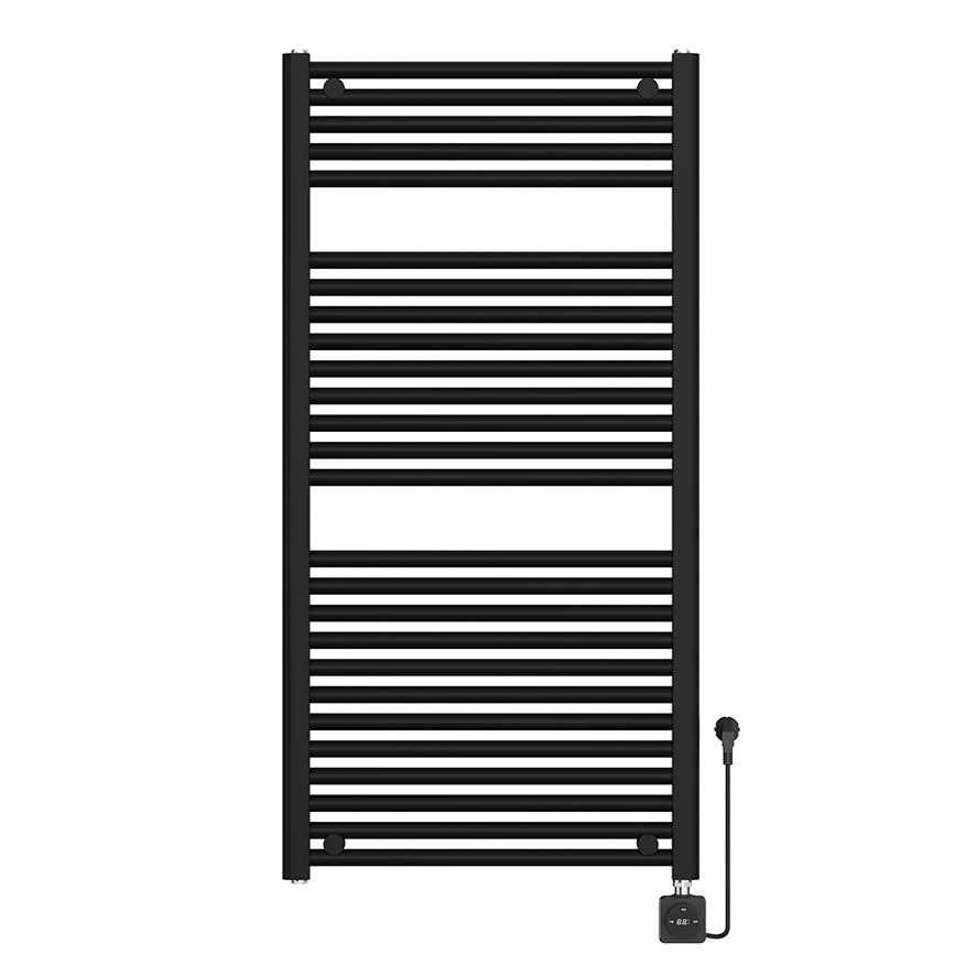 Wiesbaden Elara elektrische radiator Smart WiFi 118,5 x 60 cm / mat zwart - productfoto