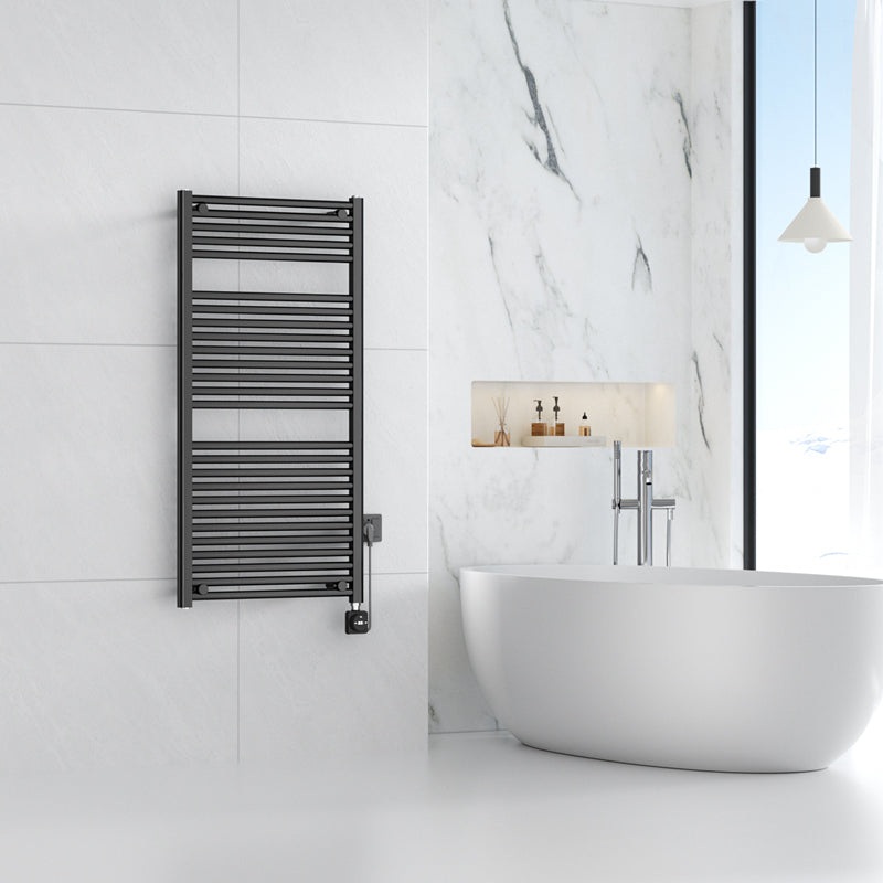 Wiesbaden Elara elektrische radiator Smart WiFi PVD 118,5 x 60 cm / gunmetal - detailfoto