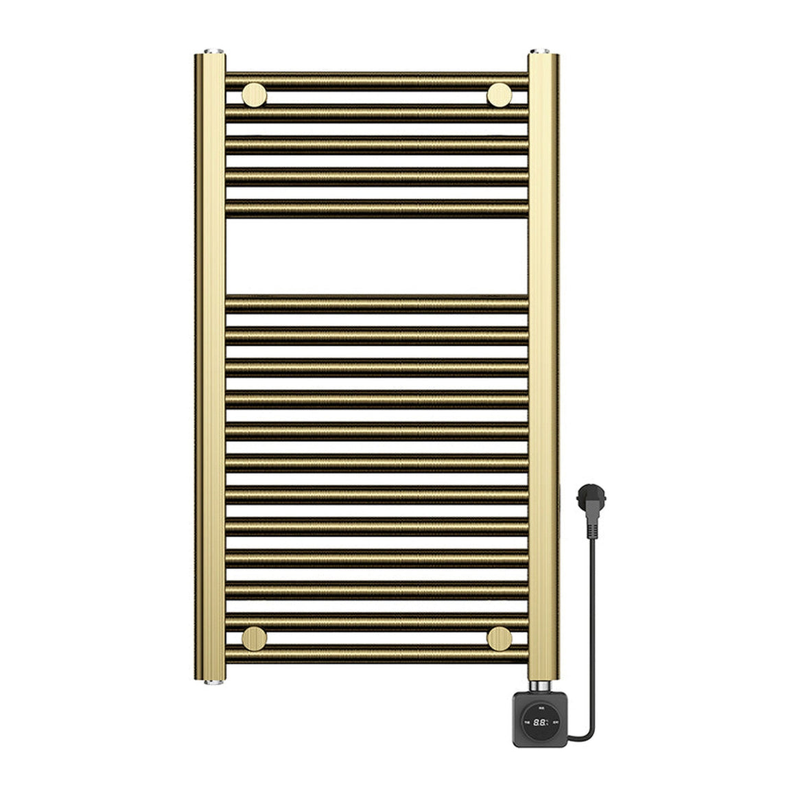 Wiesbaden Elara elektrische radiator Smart WiFi PVD 76,6 x 45 cm / geborsteld messing - productfoto