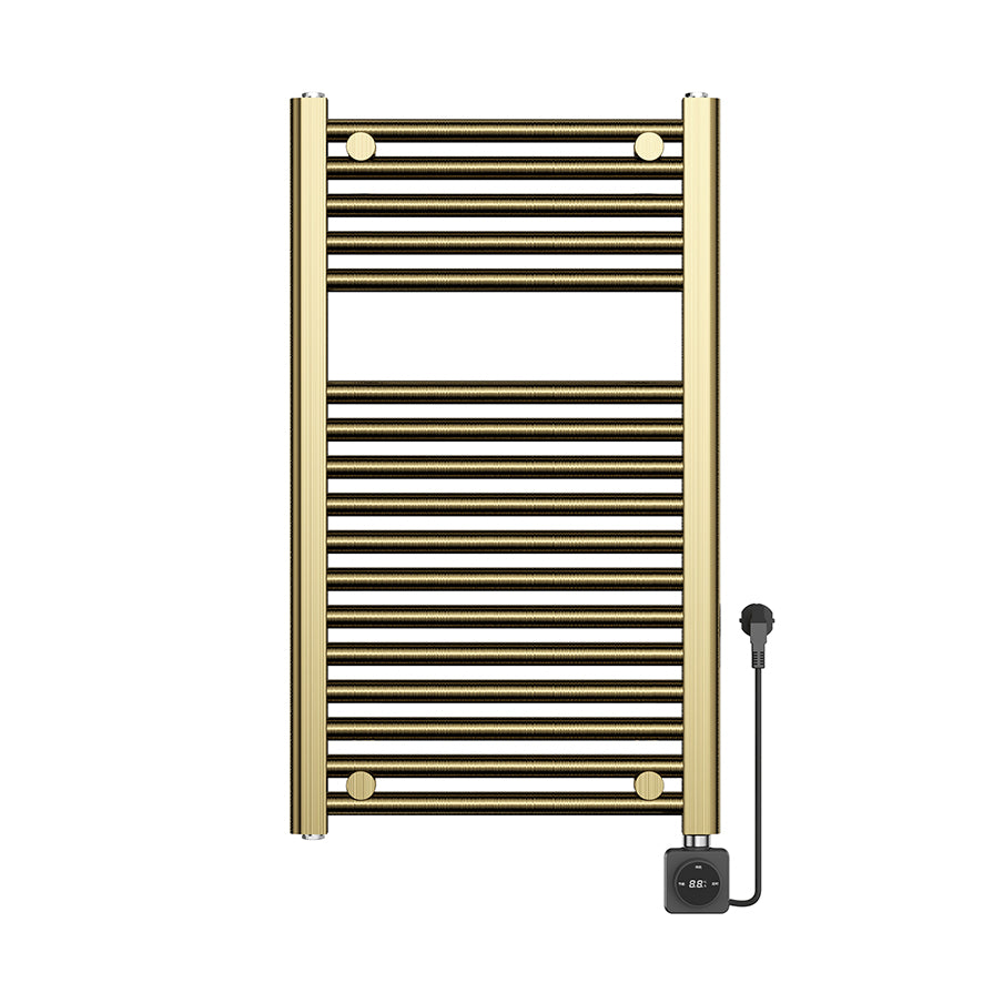 Wiesbaden Elara elektrische radiator Smart WiFi PVD 76,6 x 45 cm / geborsteld messing - productfoto