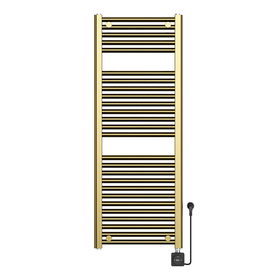 Wiesbaden Elara elektrische radiator Smart WiFi PVD 118,5 x 45 cm / geborsteld messing - productfoto