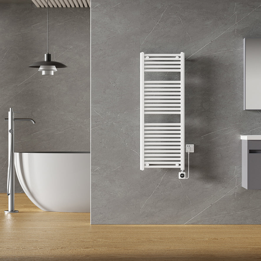 Wiesbaden Elara elektrische radiator Smart WiFi 118,5 x 45 cm / glans wit - detailfoto