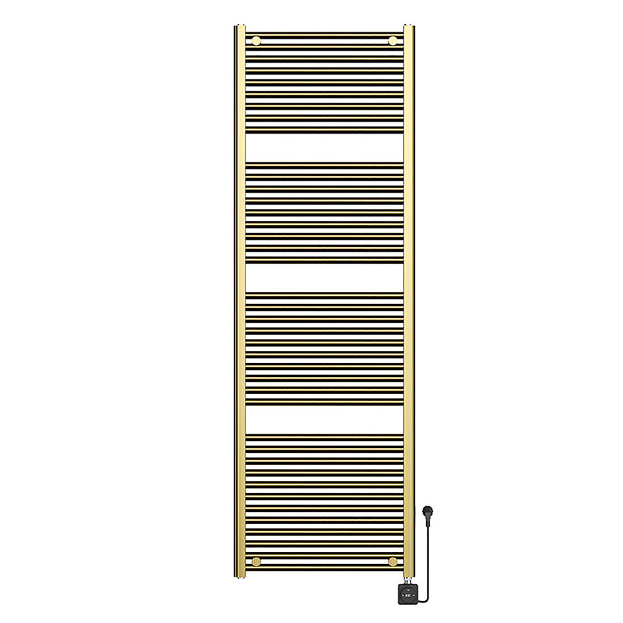 Wiesbaden Elara elektrische radiator Smart WiFi PVD 181,7 x 60 cm / geborsteld messing - productfoto