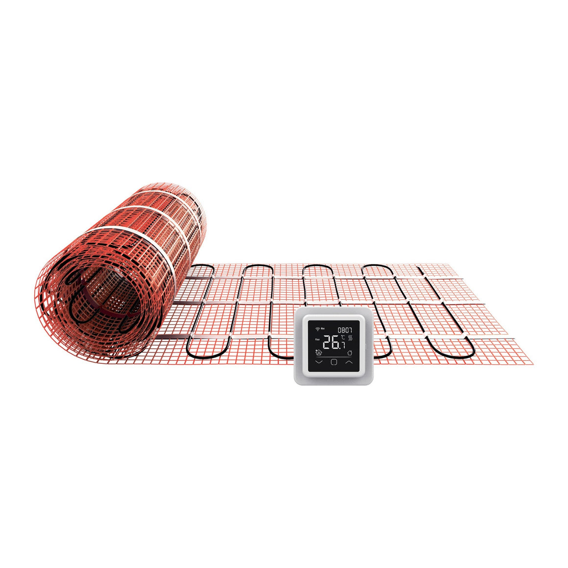 Wiesbaden by Magnum elektrische vloerverwarming set met WiFi thermostaat 3,5 m² – 525 W Wit - productfoto
