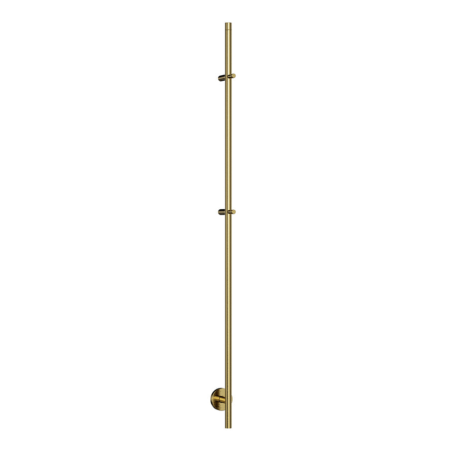 Wiesbaden Callista staafhanddoekradiator Geborsteld messing - productfoto