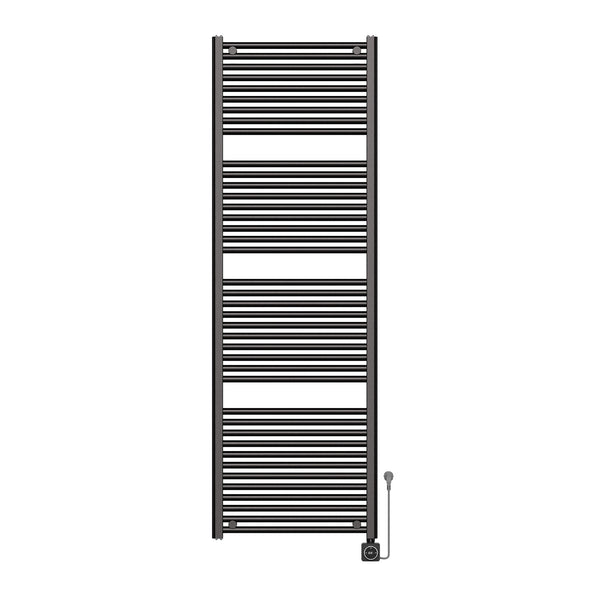 Radiateur électrique Elara Smart WiFi 181,7 x 60 cm gunmetal PVD