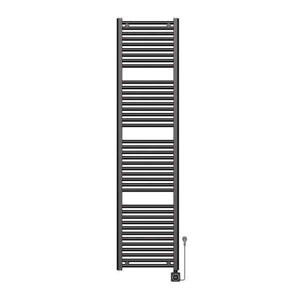 Radiateur électrique Elara Smart WiFi 181,7 x 45 cm gris canon PVD