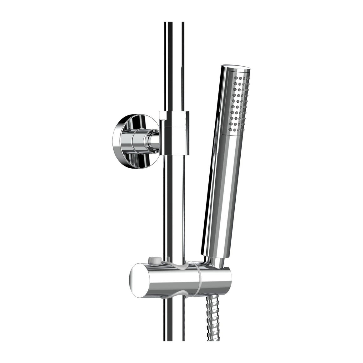 Aloni Optima Rondo regendoucheset - thermostatisch - Opbouw - Belgaqua - Chroom - detailfoto #variant_56349986849092