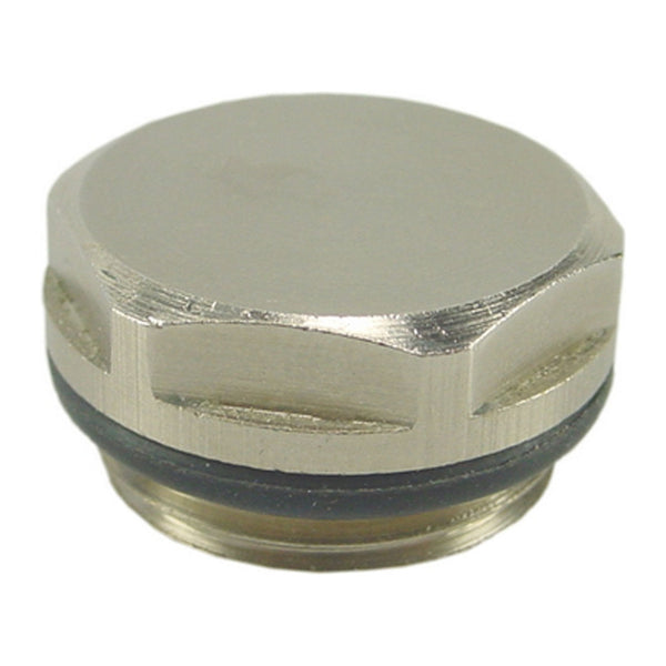 Riko blindstop 1/2" vernikkeld