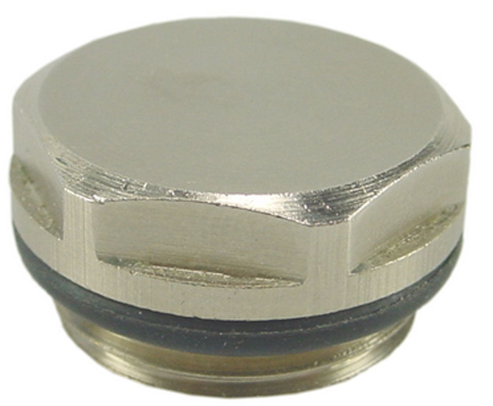 Riko blindstop 1/2" vernikkeld - productfoto