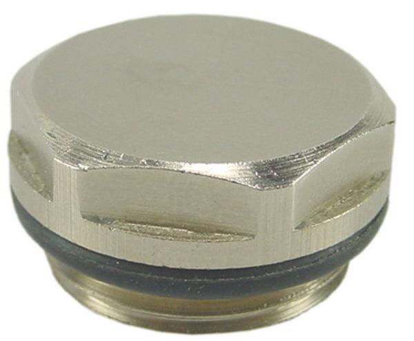 Riko blindstop 1/2" vernikkeld