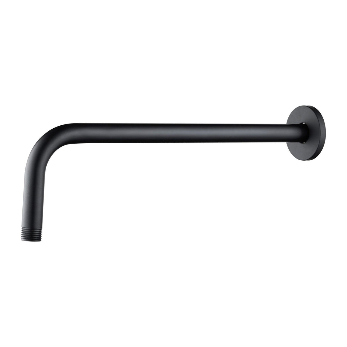Aloni rainshower wandarm – gebogen - mat zwart - productfoto #variant_56365648216388