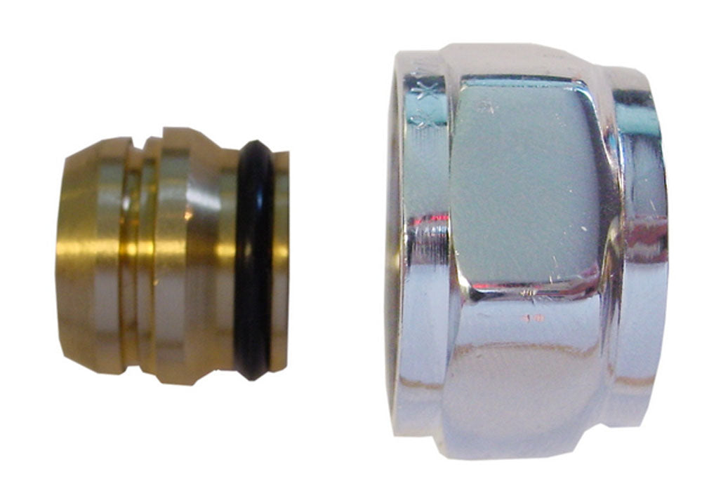 Riko knelset 3/4" x 15 mm knel chroom - productfoto