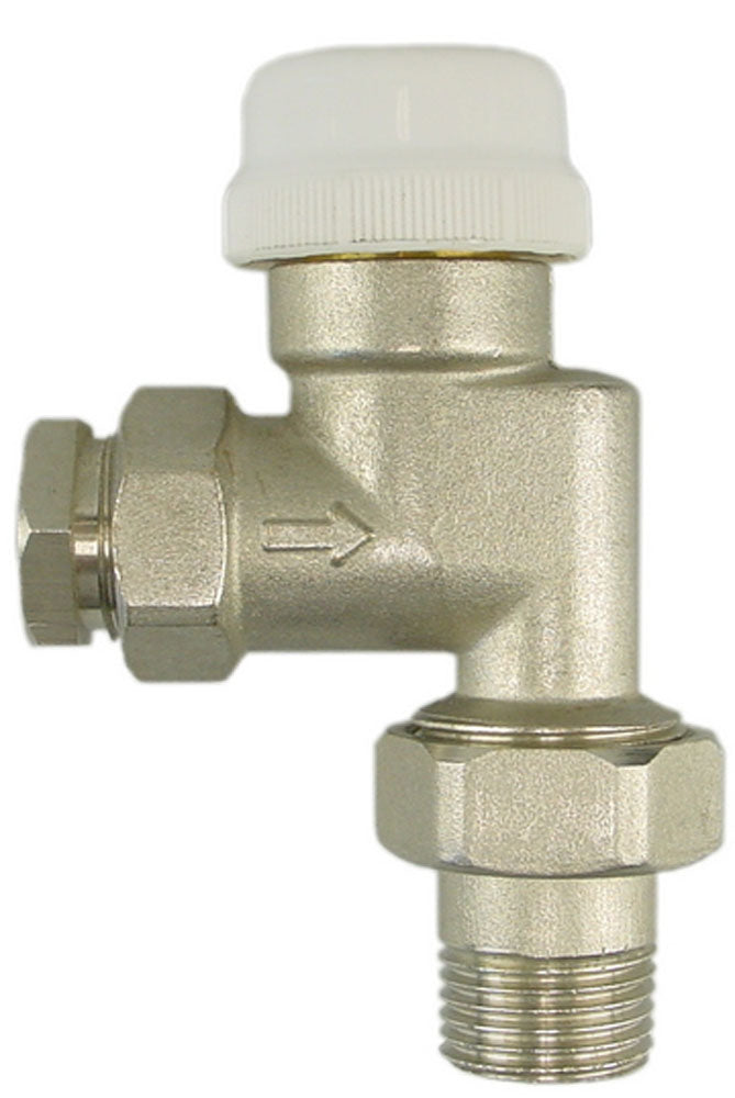 Riko thermostatisch ventiel axiaal met adaptor 1/2" - productfoto