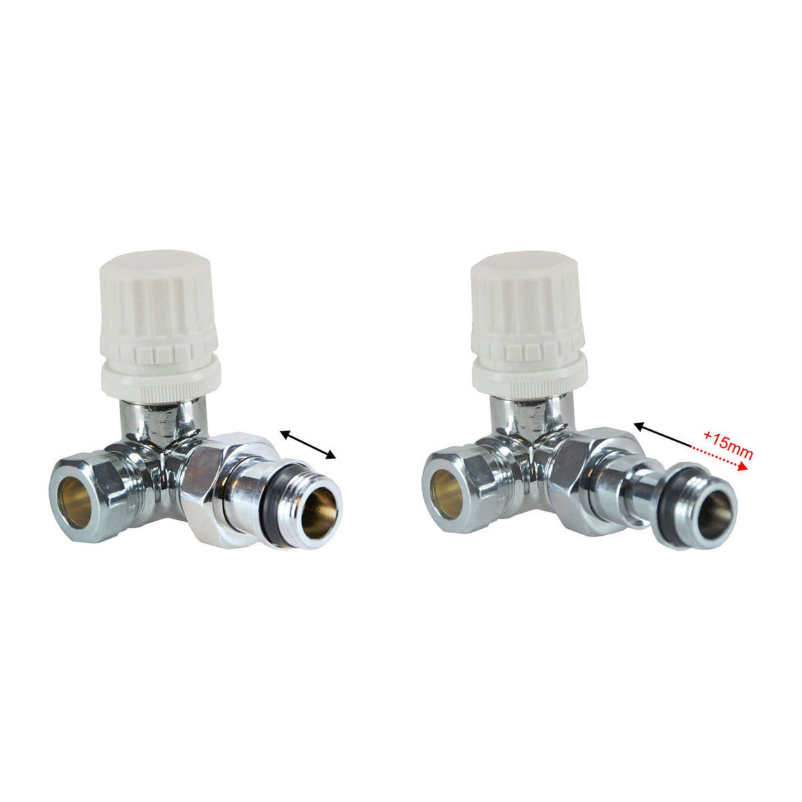 Riko Riko Thermostatisch voorbereid radiatorventiel haaks 15 mm Rechts - productfoto
