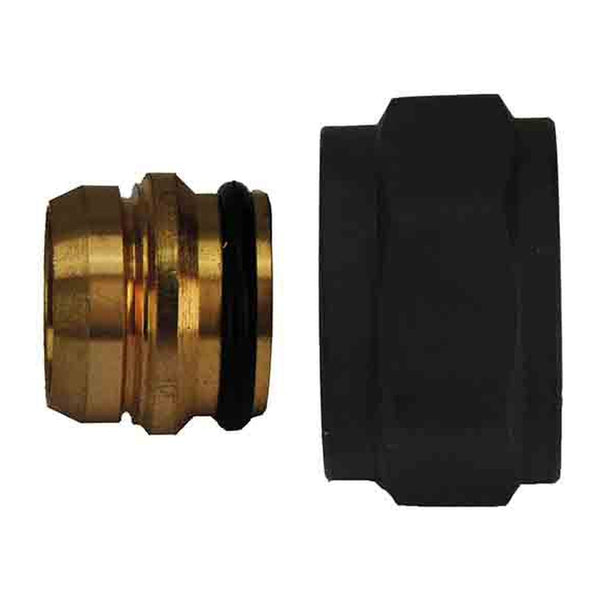Riko adaptor eurokonus/knel mat zwart